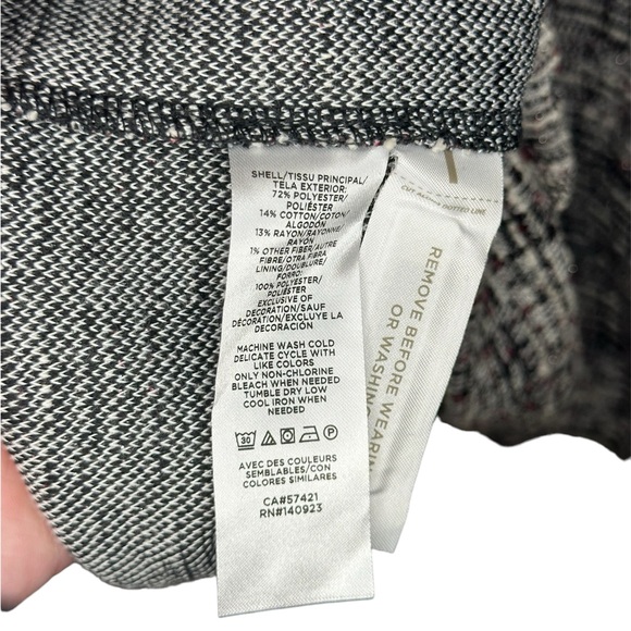 LOFT Shimmer Boucle Flare Dress - Picture 9 of 11